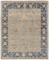 Oushak Blue/Grey 8.3x9.10
